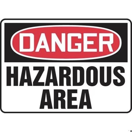 Accuform OSHA DANGER SAFETY SIGN HAZARDOUS MCHL090VA MCHL090VA